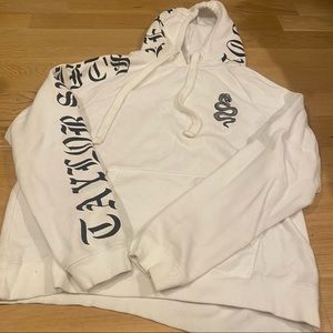 Taylor Swift White reputation Tour Hoodie